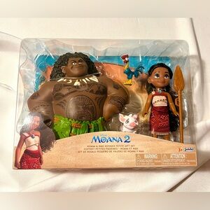 Disney Moana 2 Voyager Petite Doll Gift Set – Moana, Maui, Pua & Heihei 🌊✨